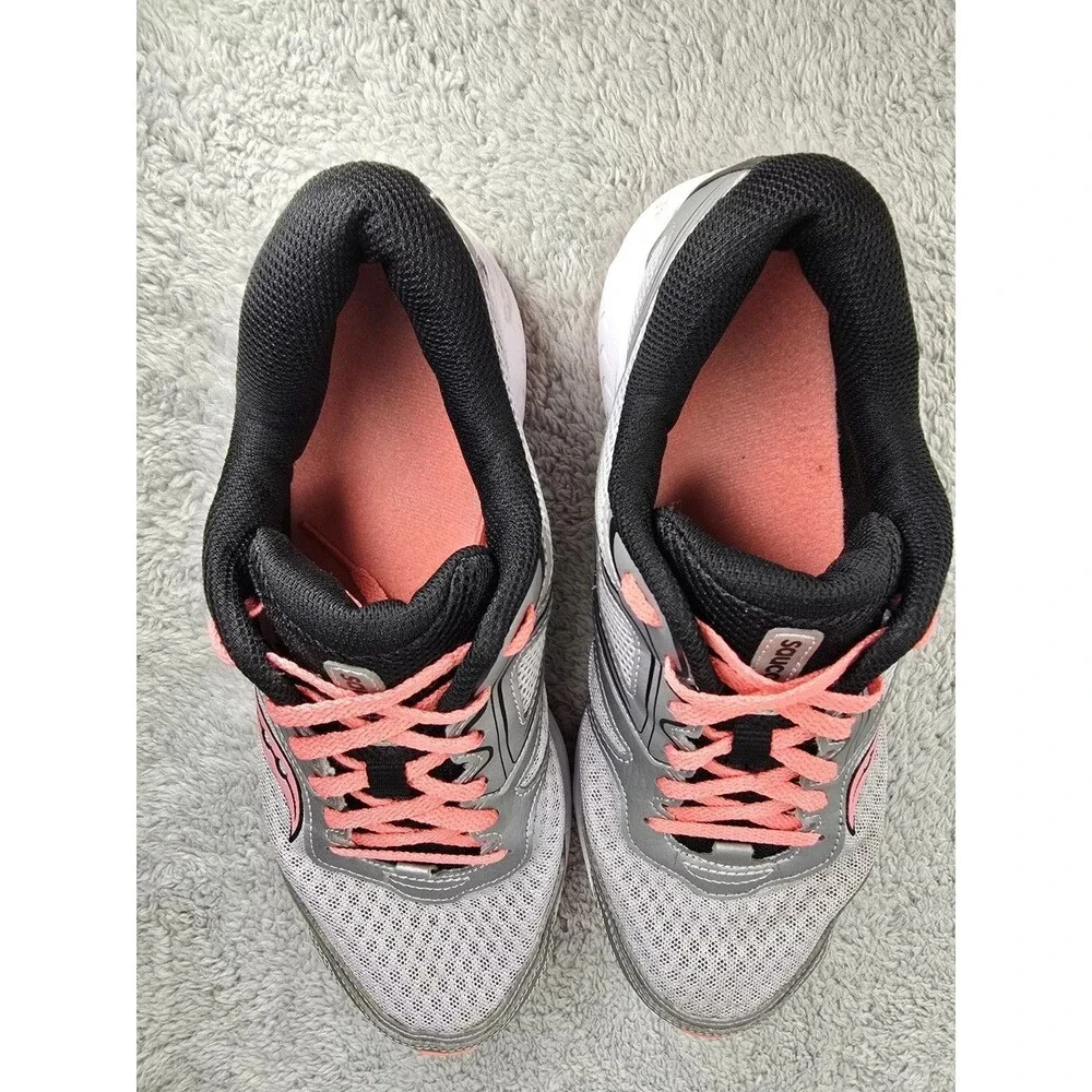 Saucony Cohesion 12 Women's Running Athletic Shoes Size 8.5 Pink Gray S10472-3